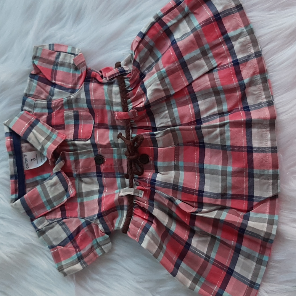 GIRLS 3 MO DRESS, PERFECT WITH LEGGINGS OR TIGHTS